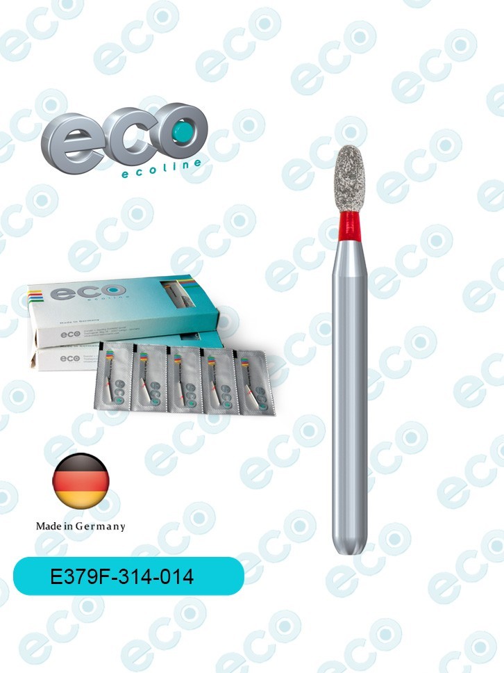 Eco金剛砂車針橄欖球形E379系列