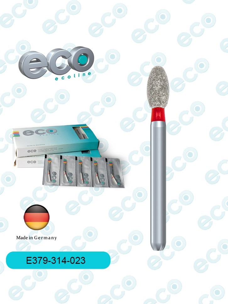 Eco金剛砂車針橄欖球形E379系列