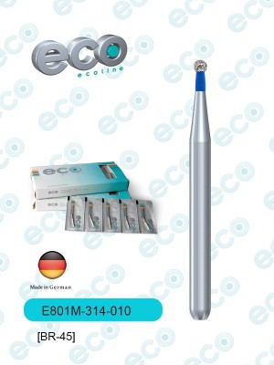 Eco金剛砂車針球形E801系列