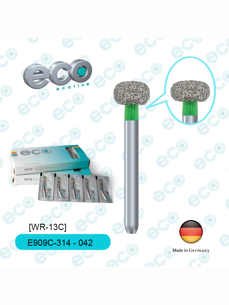 Eco金剛砂車針球形E909系列