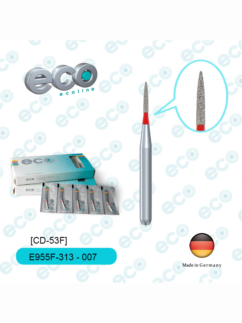 Eco金剛砂車針球形E955系列