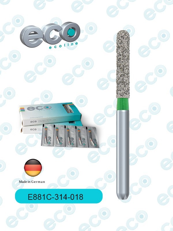 Eco金剛砂車針圓柱形E881系列